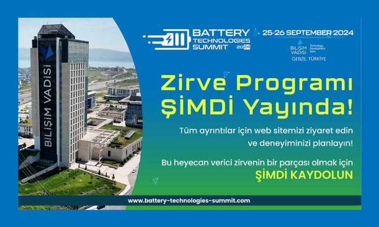 EtkinliklerPil Teknolojileri Zirvesi 2024